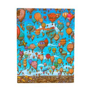 Paperblanks Тефтер Balloon Festival, Ultra, широки редове, мека корица, 88 листа