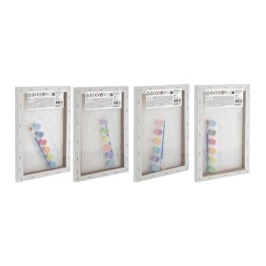 Moxy Платно за оцветяване по номера, с четка и бои, 297 x 195 mm, асорти, 24 броя