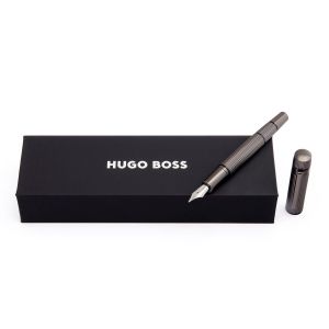 Hugo Boss Писалка Core, в кутия, хром