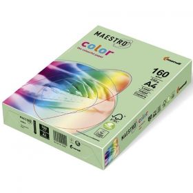 Цветен картон IQ Color Полузелен №28 А4 250 л.