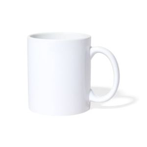 BESTSUB Чаша, керамична, клас АА+, бяла, 330 ml, с възможност за персонализация