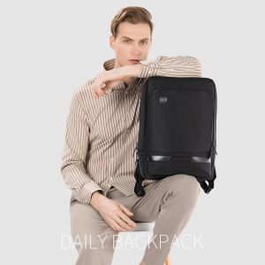 Раница за лаптоп Kingsons Noir Edge, 15.6'', 17 L, черна