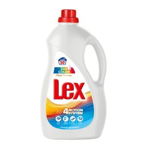 Перилен препарат Lex Color Floral Freshness, 2 в 1, за цветни тъкани, 3 L