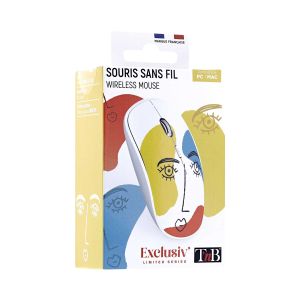 Мишка TNB Exclusiv Art, безжична, USB Type-A, 3 бутона
