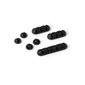 Кабелни клипсове Durable Cavoline, микс, графит