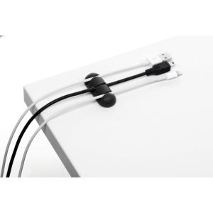 Кабелни клипсове Durable Cavoline, микс, графит