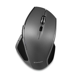 Мишка Verbatim Blue Led, ергономична, безжична, 8 бутона, USB