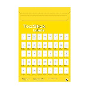 Top Stick Самозалепващи се етикети, A4, 70 х 42.43 mm, 21 броя, 100 листа