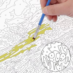 Foska Комплект рисуване по номера Момиче, 40 x 50 cm