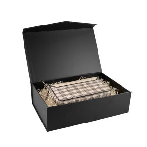 Office 1 Кутия Matt, с магнитно затваряне, сгъваема, 23 х 15 х 10 cm, черна