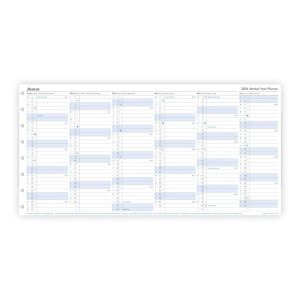 Filofax Пълнител за тефтер, А5, за 2024 година, 1 година на страница в разгъвка