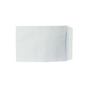 Office 1 Плик, C4, 229 x 324 mm, хартиен, със самозалепваща лента, бял, 10 броя