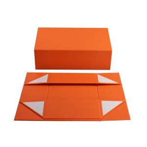 Office 1 Кутия Colorful, с магнитно затваряне, сгъваема, 35 х 20.5 х 11.3 cm, оранжева