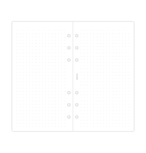 Filofax Пълнител за органайзер, Personal, за 2025 година, 1 седмица на 2 страници