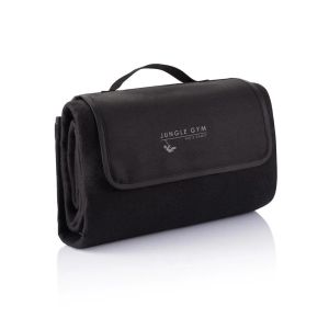 XD Одеяло за пикник, 130 х 145 cm, черно