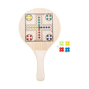 Cool Комплект за плажен тенис Boanis, 2 ракети и 1 топка, дървен