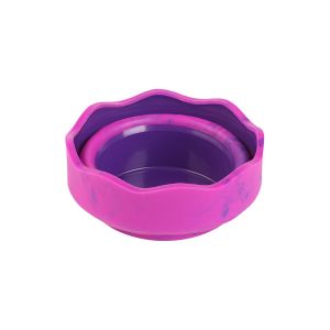 Faber-Castell Чаша за рисуване, сгъваема, розов мрамор