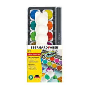 Eberhard Faber Акварелни бои Winner, с палитра, 12 цвята