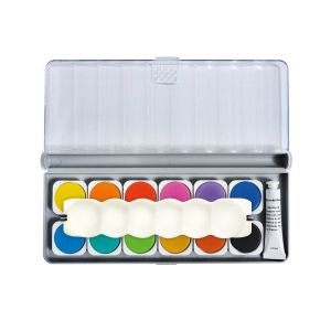 Eberhard Faber Акварелни бои Winner, с палитра, 12 цвята