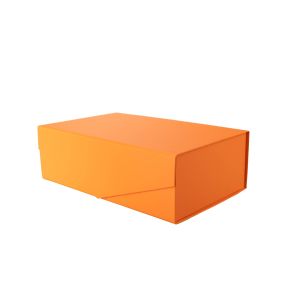 Office 1 Кутия Matt, с магнитно затваряне, сгъваема, 31 х 20 х 10 cm, оранжева