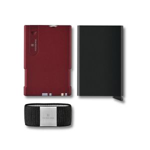 Victorinox Портфейл за карти Smart Card Iconic, червен