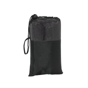 Office 1 Дъждобран Rainman, с качулка, в чанта с джоб, 140 x 203 cm, черен