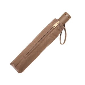 Hugo Boss Чадър Pocket Double B, сгъваем, кафяв