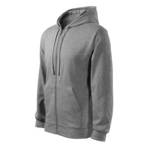 Malfini Мъжки суитшърт Zipper 410, размер S, сив
