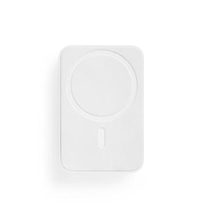 Hi!dea Мобилна Батерия Ampere 5, магнитна, 5000 mAh, бяла