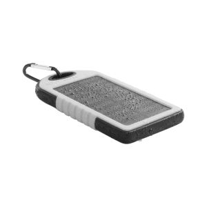 Cool Мобилна батерия Durabank Solar, 4000 mAh, бяло-черна