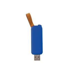 Office 1 USB флаш памет Slide, USB 2.0, 16 GB, без лого, синя
