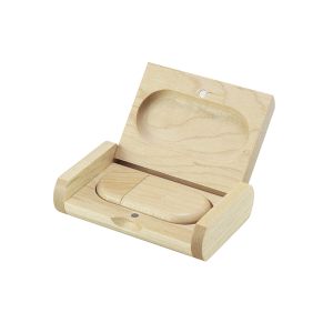 Office 1 USB флаш памет Woodbox, USB 2.0, 16 GB