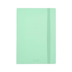 Hugo Boss Тефтер Pastel Classic, A5, на редове, светлозелен