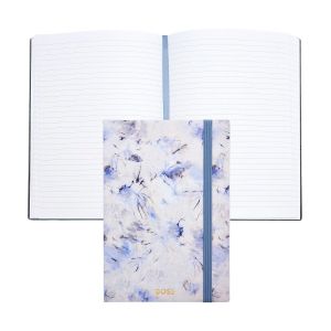 Hugo Boss Тефтер Tie-Dye Flower, A5, на редове, лилав