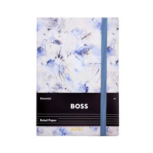 Hugo Boss Тефтер Tie-Dye Flower, A5, на редове, лилав
