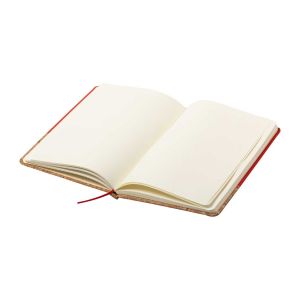 Office 1 Тефтер Amsterdam Cork&Pu, А5, с ластик, 80 листа, червен