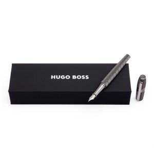 Hugo Boss Писалка Quantum, в кутия, хром