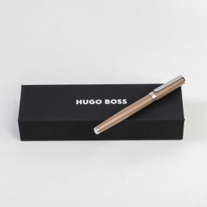 Hugo Boss Писалка Gear Icon, в кутия, бежова