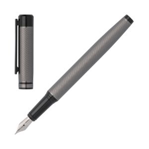 Hugo Boss Писалка Filament, в кутия, сребриста