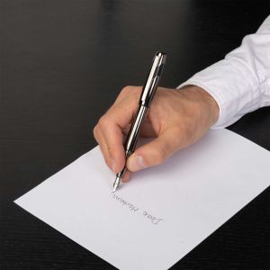 Hugo Boss Писалка Chevron, в кутия, тъмнозелена