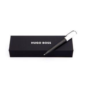 Hugo Boss Химикалка Arche Iconic, в кутия, бяла