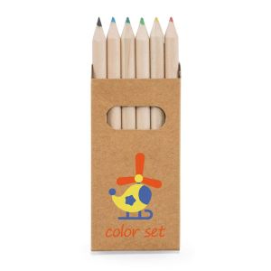 Bird Цветни моливи, в кутия, 6 броя