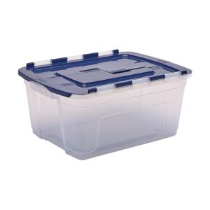 Fellowes Кутия за съхранение, с панти и капак, 55 L