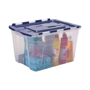 Fellowes Кутия за съхранение, с панти и капак, 55 L