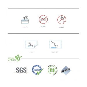 Изтривалка Olivo Greca, 100% полипропилен, 40 х 60 cm, зелена