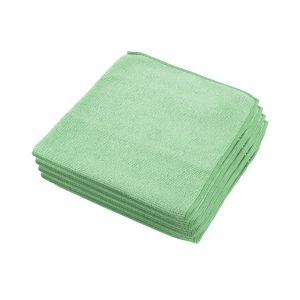 Микрофибърна кърпа Kimberly-Clark WypAll 8396, 40 х 40 cm, зелена, 6 броя