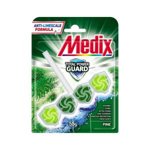 Ароматизатор за тоалетна Medix WC Fresh Drops, бор, 55 g