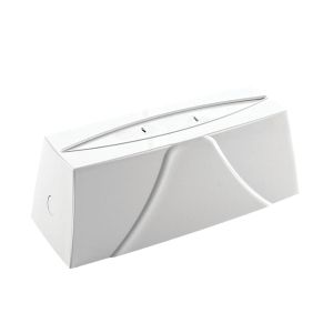 Диспенсър за кърпи за ръце със Z-сгъвка Palex, хоризонтален, бял, 27 x 10 x 11 cm