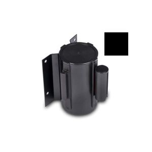 Лента за ограничително колче, за стенен монтаж, 200 cm, черна, ш 45 mm