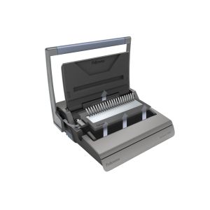 Машина за подвързване Fellowes Galaxy-E, електрическа, с пластмасова спирала, A4, до 500 листа